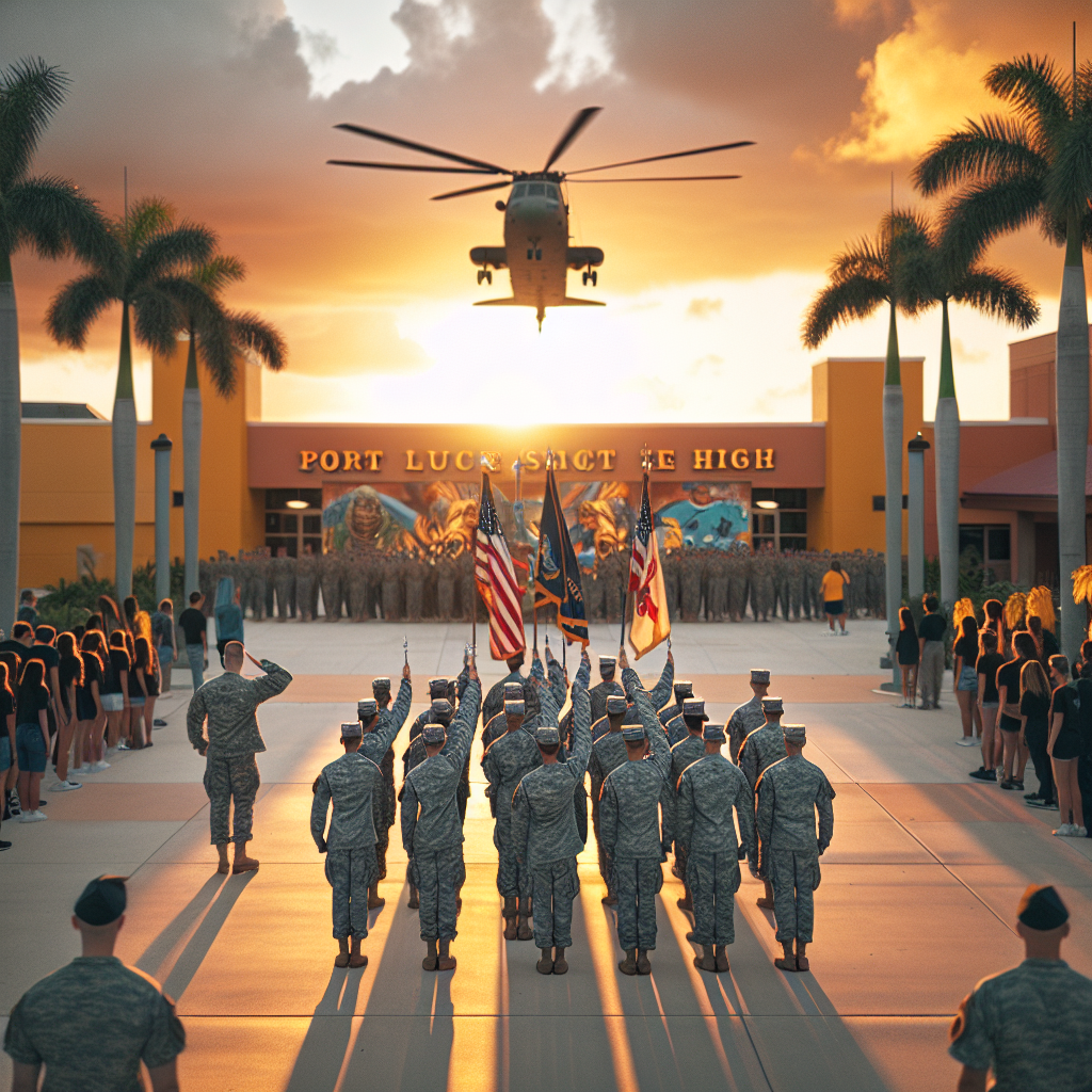 Port St. Lucie High JROTC Honors Over 40 Cadets at 33rd Annual Ceremony