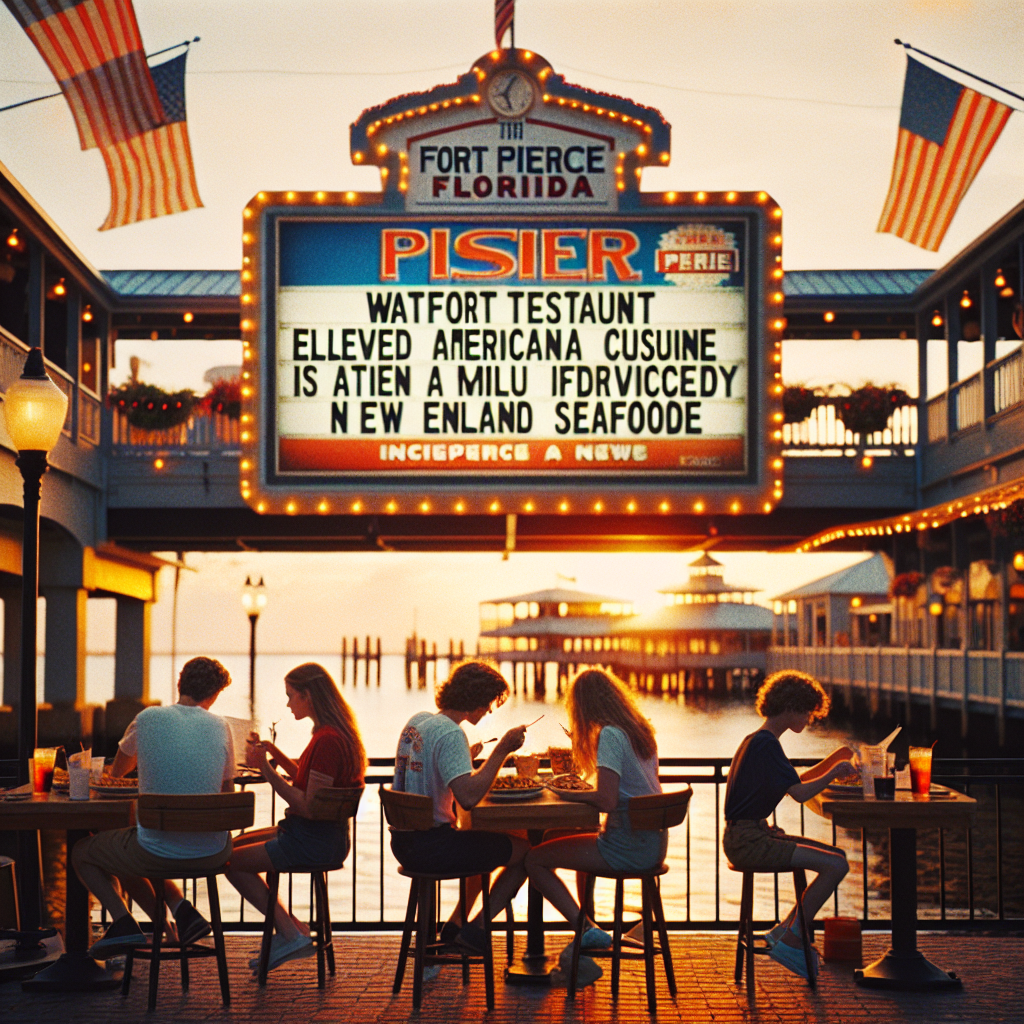 Fort Pierce Waterfront Eatery Plans New England Seafood Menu