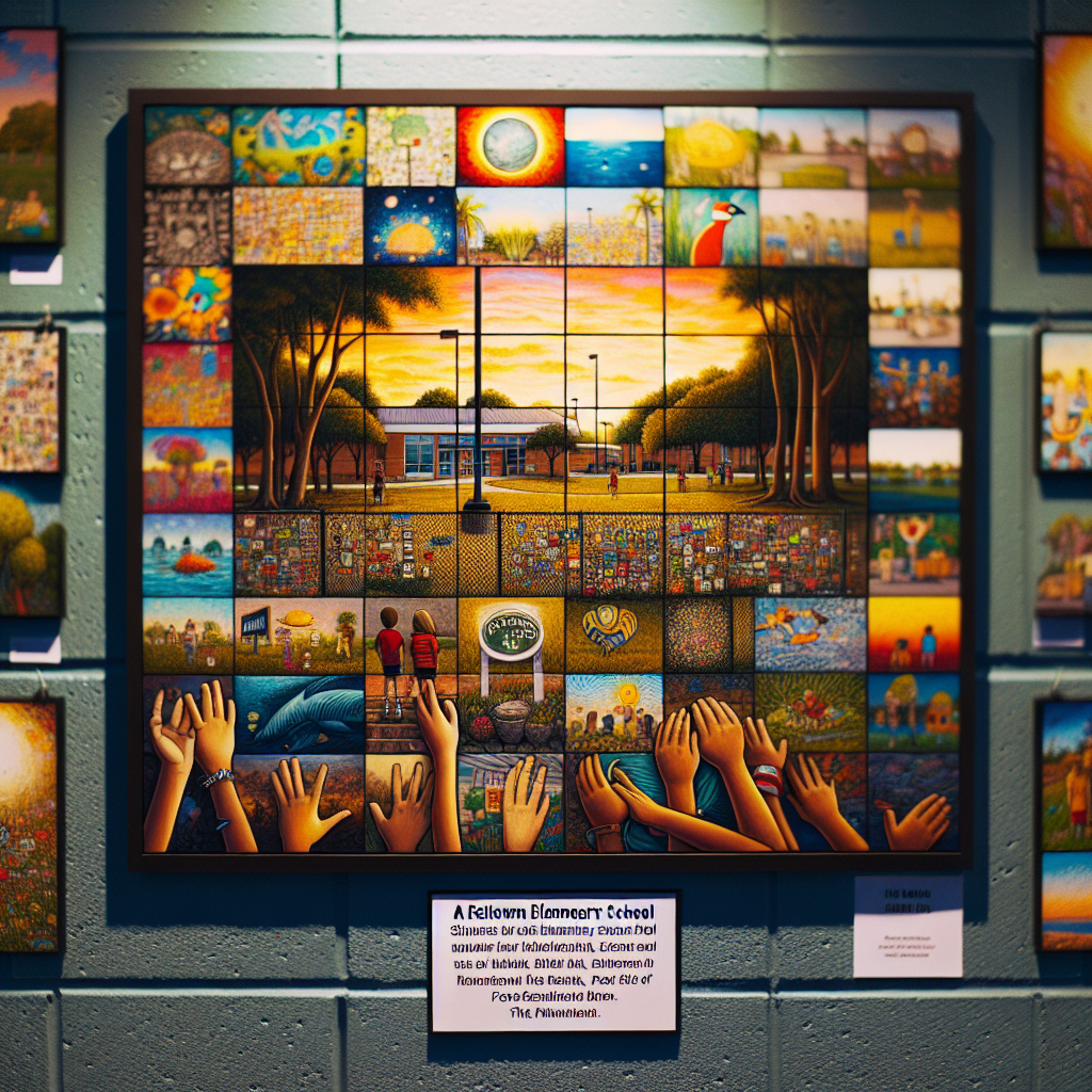 Fairlawn Elementary Students Display Art at St. Lucie School Board Office