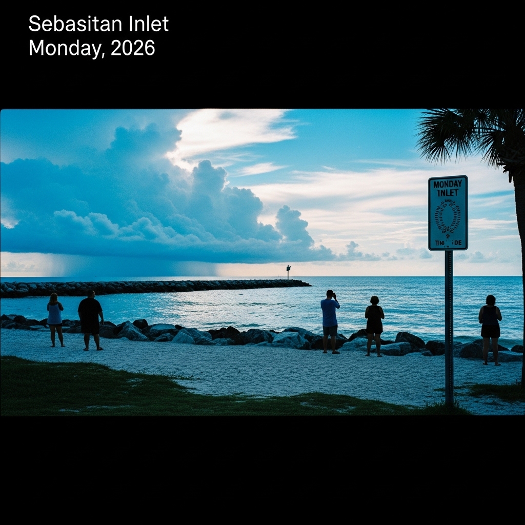 Sebastian Inlet Tide Schedule: Monday, May 25, 2026